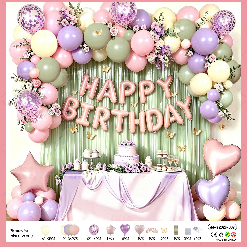 Birthday Balloon Garland Kit