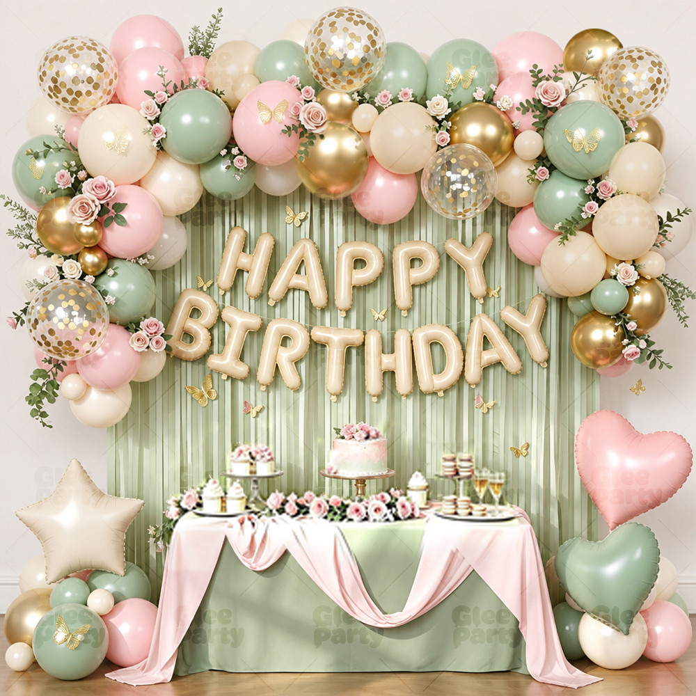 Birthday Balloon Garland Kit