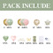 Sage Green Pink Birthday Balloon Garland Kit Butterfly Floral Theme Party Decor For Girl Birthday Celebration