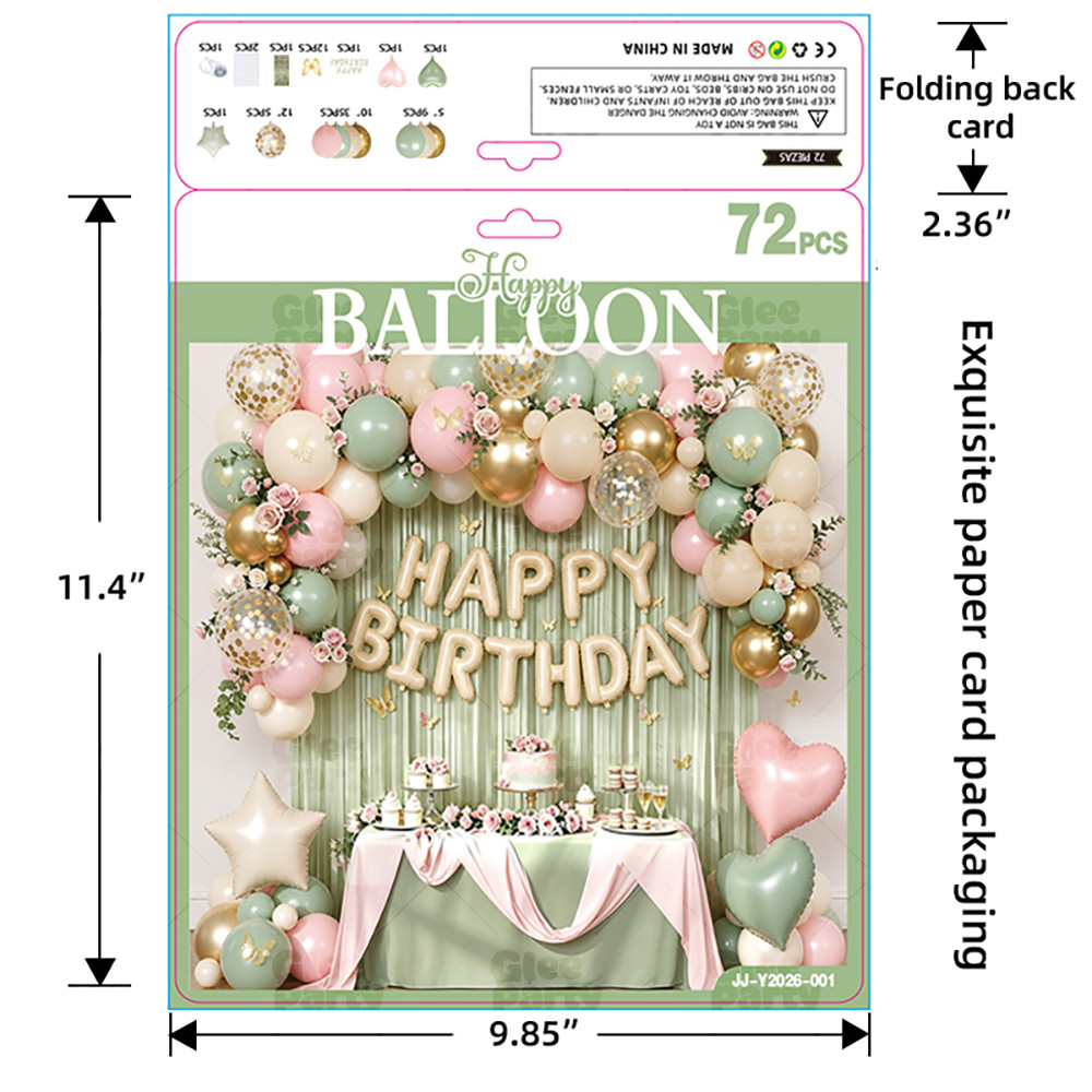 Birthday Balloon Garland Kit