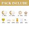 White Gold Birthday Balloon Garland Kit Butterfly Floral Theme Party Decor For Luxury Birthday Celebration