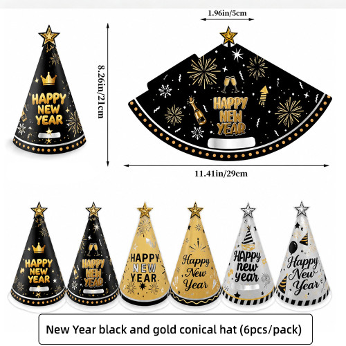 New Year Party Supplies,Happy New Year Banner Photo Booth Props Hanging Decor Kit
