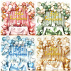 White Gold Birthday Balloon Garland Kit Butterfly Floral Theme Party Decor