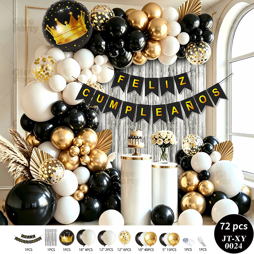 Pastel Birthday Balloon Garland