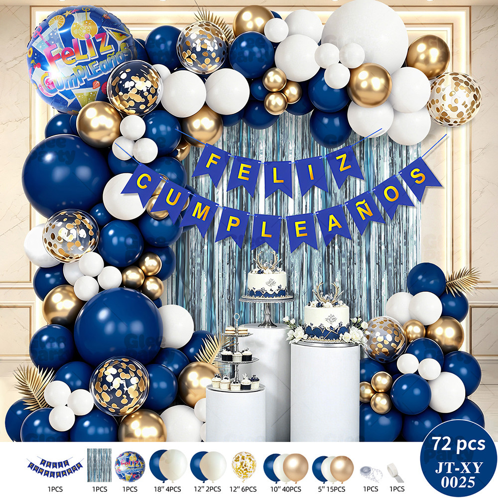 Pastel Birthday Balloon Garland