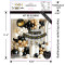 Black Gold Balloon Garland Kit Feliz Cumpleanos Birthday Party Decorations