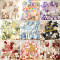 Feliz Cumpleaños Balloon Garland Kit, Red White Gold Birthday Party Decorations