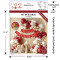 Feliz Cumpleaños Balloon Garland Kit, Red White Gold Birthday Party Decorations