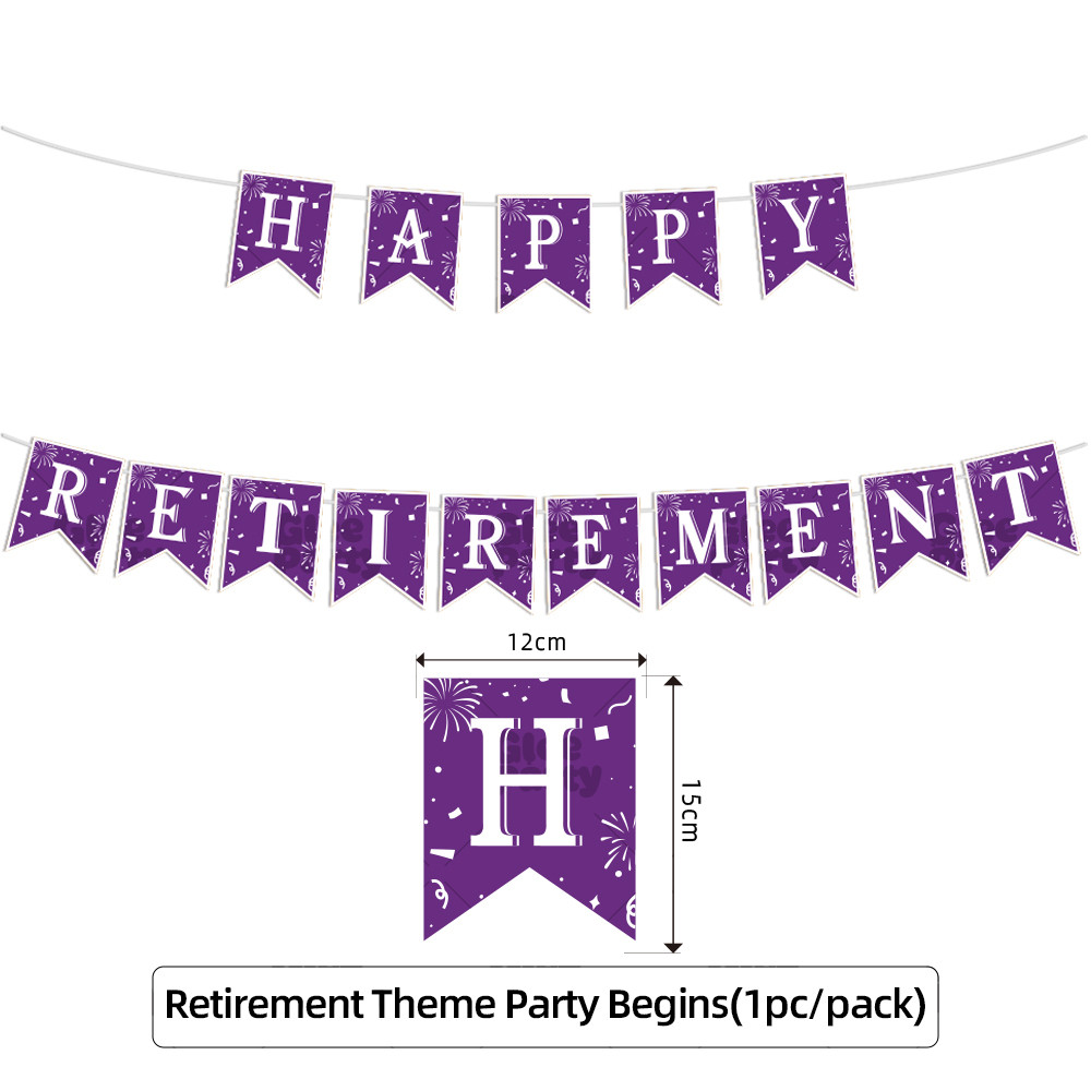 Happy Retirement Decor Kit