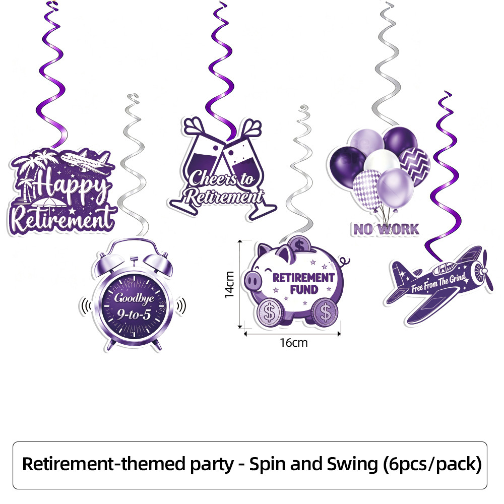 Happy Retirement Decor Kit