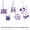 Hanging itemsA (6pcs/pack) Hanging itemsA (6pcs/pack)
