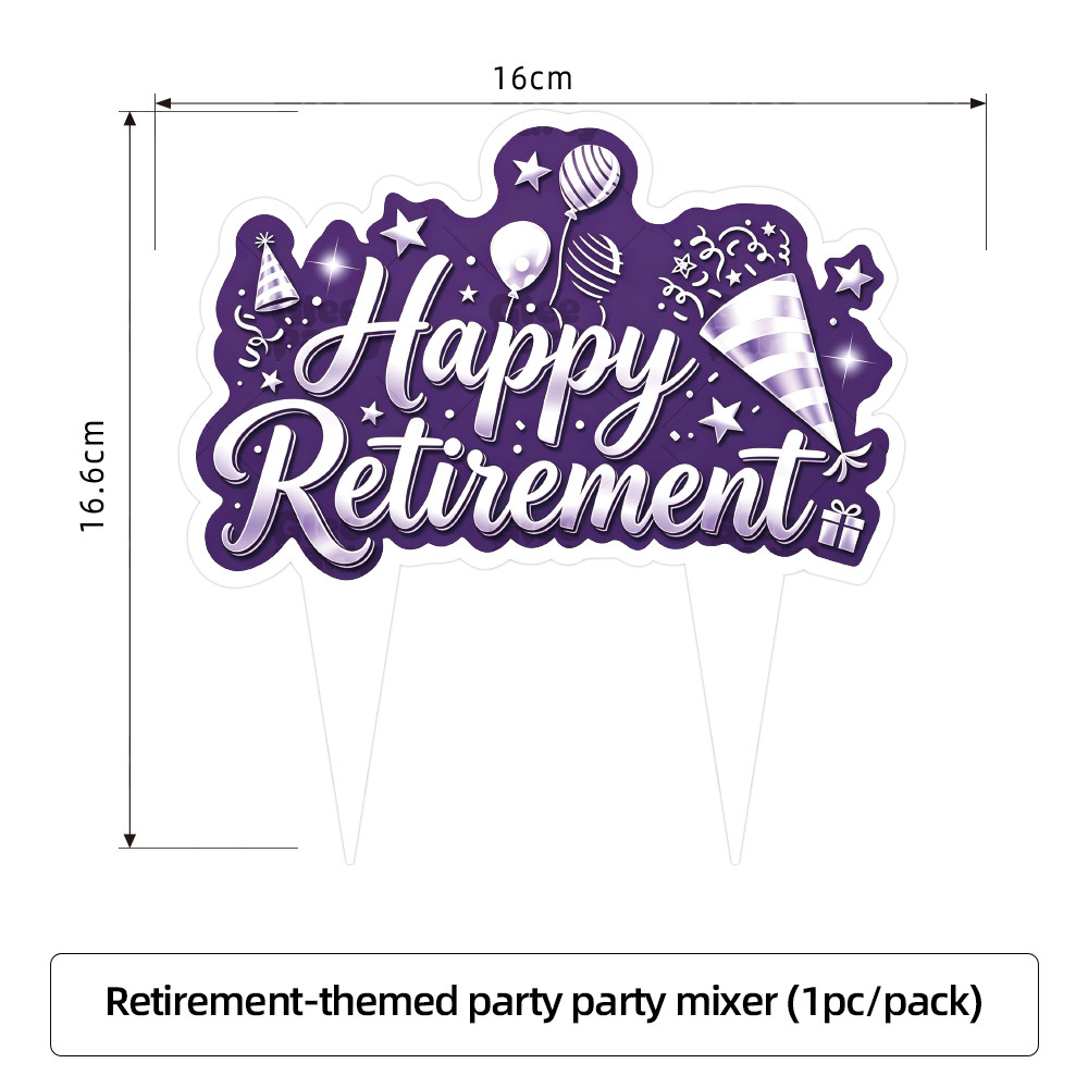 Happy Retirement Decor Kit