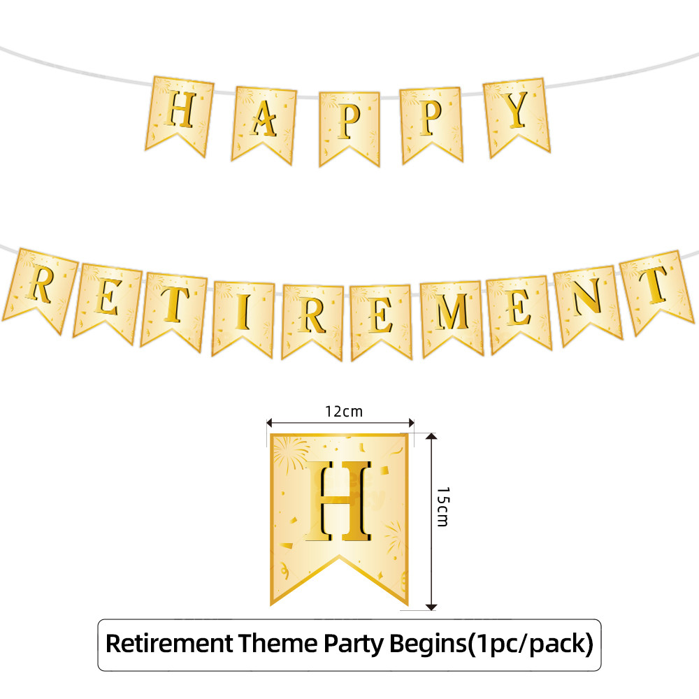 Happy Retirement Decor Kit
