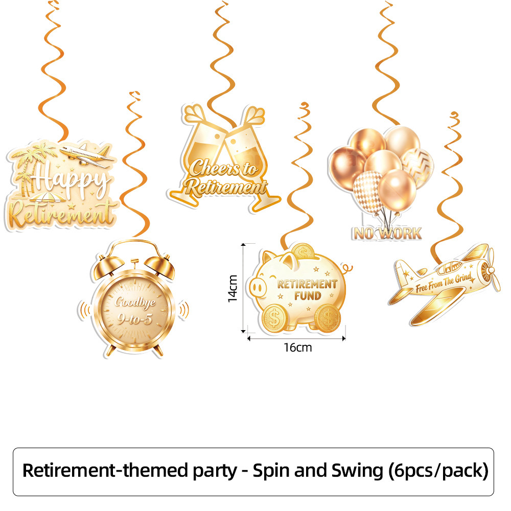 Happy Retirement Decor Kit