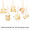 Hanging itemsA (6pcs/pack) Hanging itemsA (6pcs/pack)