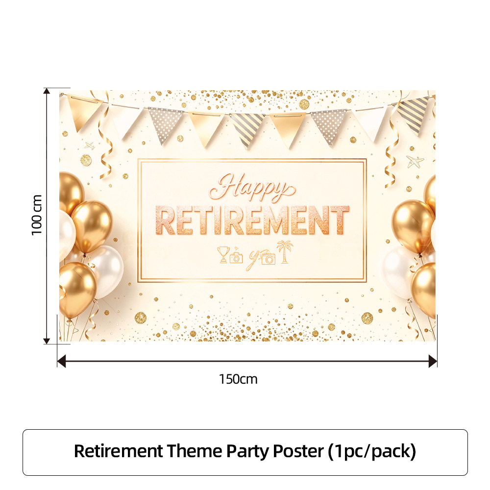 Happy Retirement Decor Kit