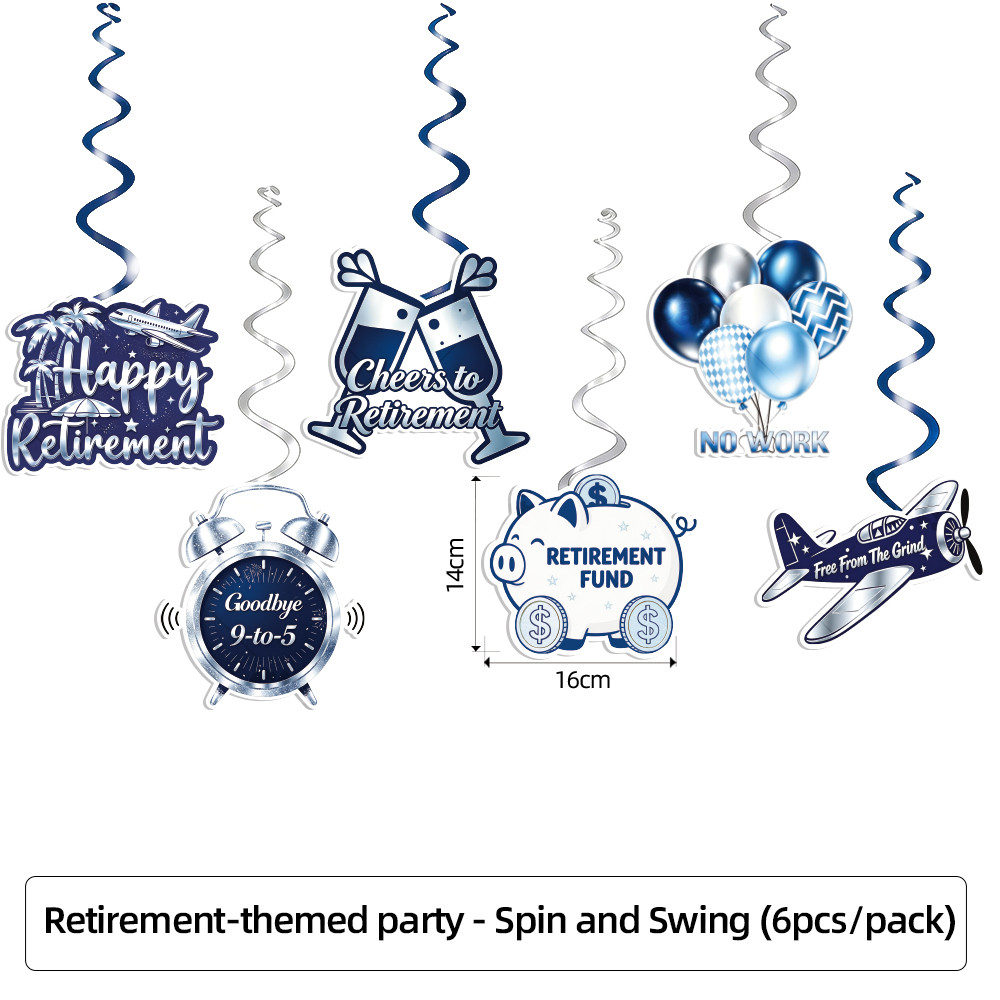 Happy Retirement Decor Kit