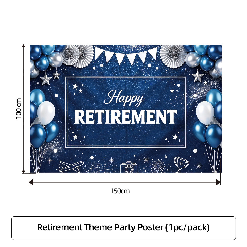 Happy Retirement Decor Kit