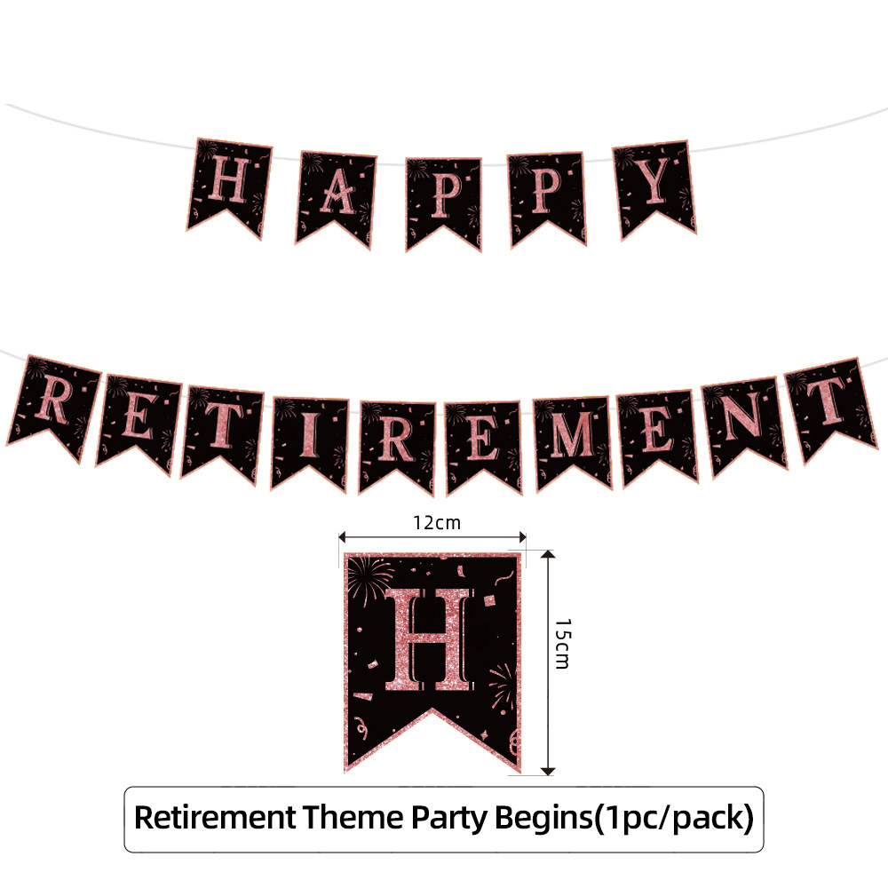 Happy Retirement Decor Kit