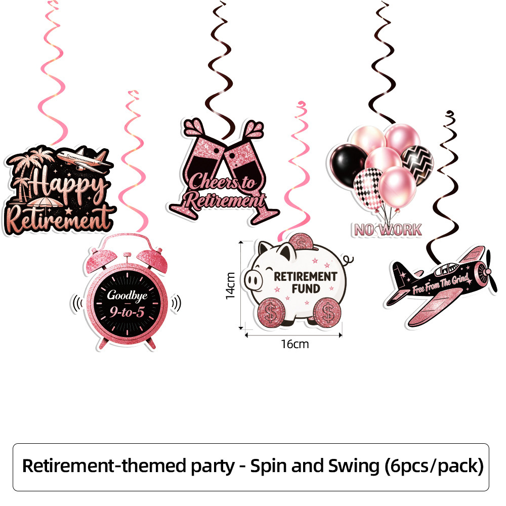 Happy Retirement Decor Kit