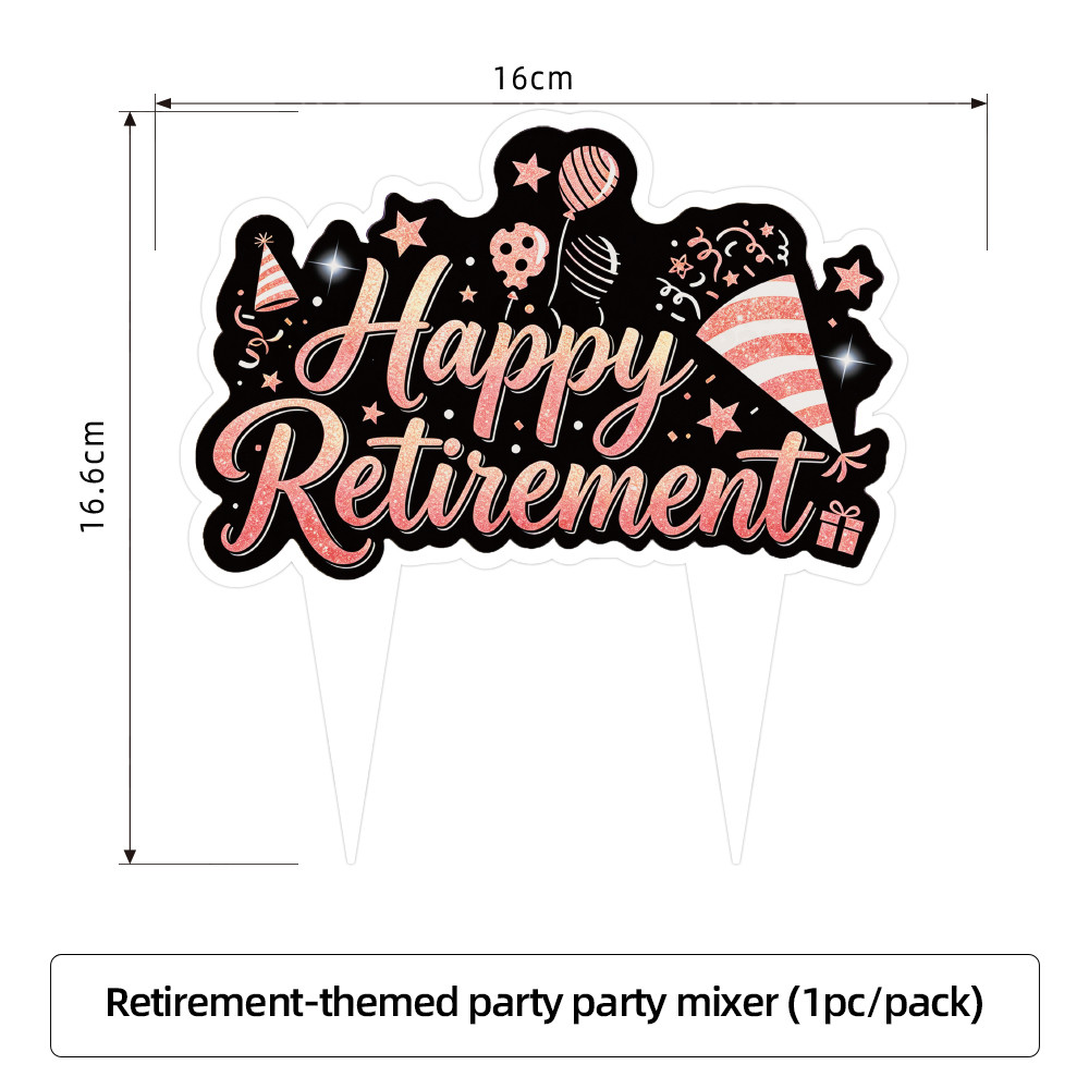 Happy Retirement Decor Kit