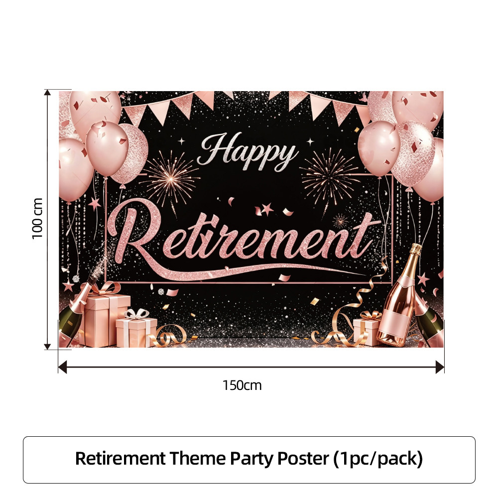 Happy Retirement Decor Kit