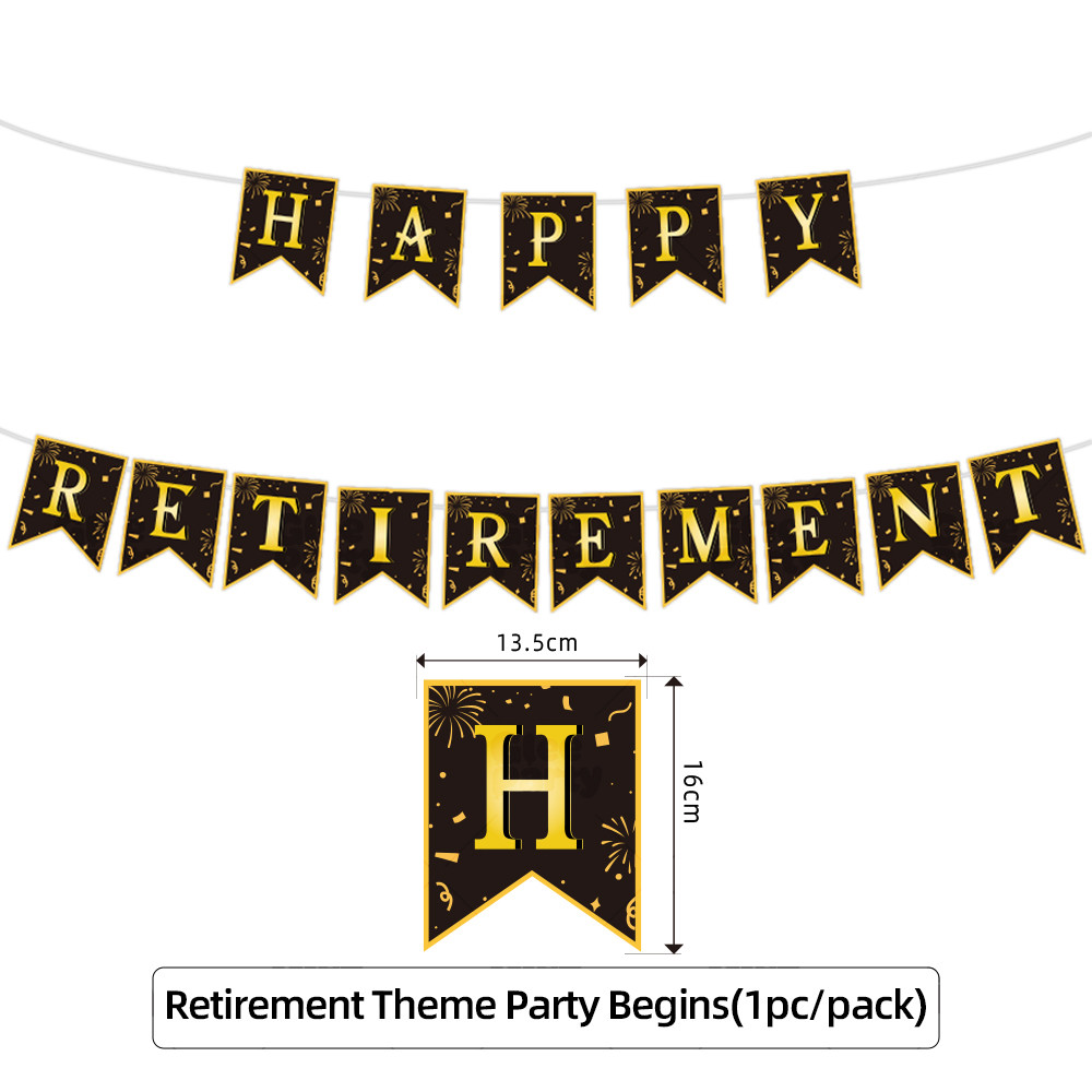 Happy Retirement Decor Kit