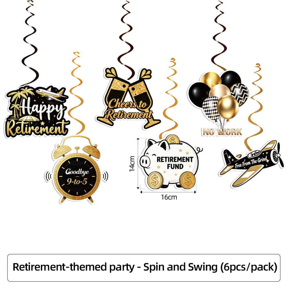 Happy Retirement Decor Kit