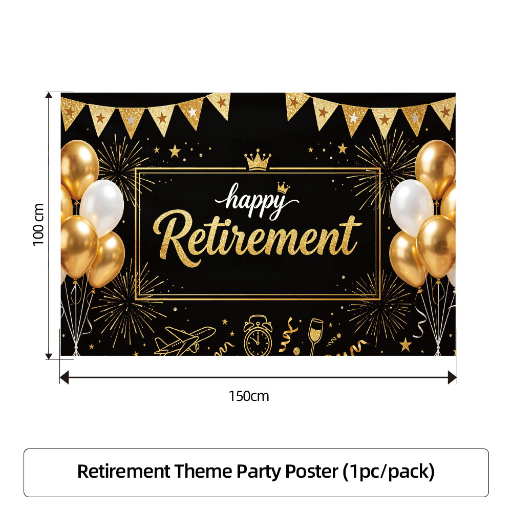 Happy Retirement Decor Kit