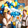 Beer Festival Balloon Garland Kit Oktoberfest Balloon Arch Party Decor With Beer Mug Foil Balloon