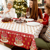 Christmas tablecloth, 72 x 54 inches rectangular tablecloth, party decoration