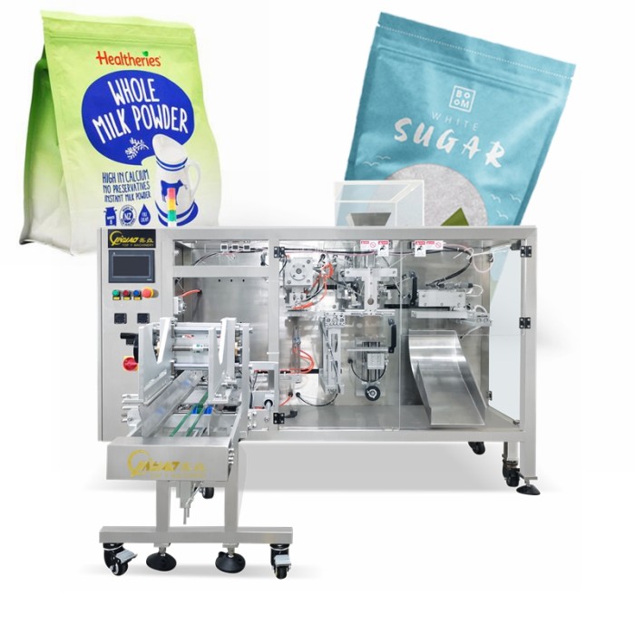 High Speed 4 Station Doypack Premade Pouch Packaging Machine Linear Bagger Horizontal Packing Machine