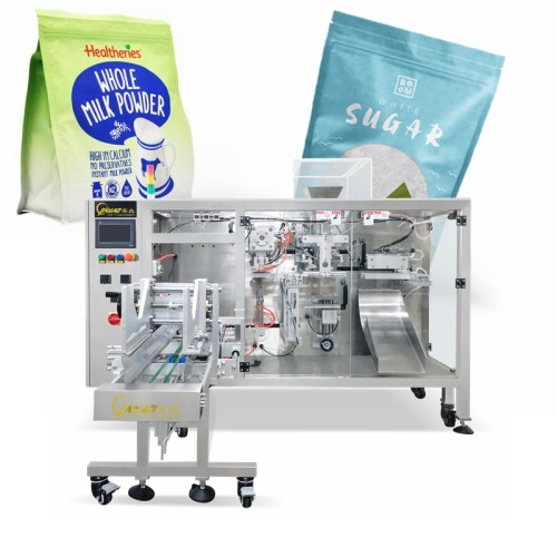 High Speed 4 Station Doypack Premade Pouch Packaging Machine Linear Bagger Horizontal Packing Machine