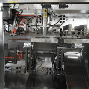 Premade Plastic Zipper Bags pouch Horizontal Powder Packaging Machine with Labeling Function for Food