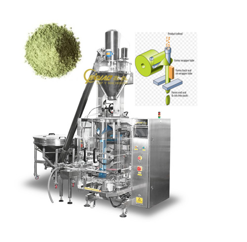 Automatic VFFS Food and Chemicals for Spices Detergent Powder Plastic Paper and Foil Packing Machine