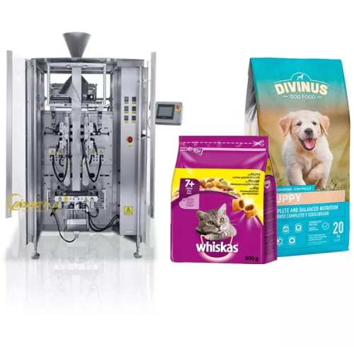 8 Side Sealing Bag Packing Machine Quad Brick Bottom Bag Vertical Form Fill Seal Packing Machine