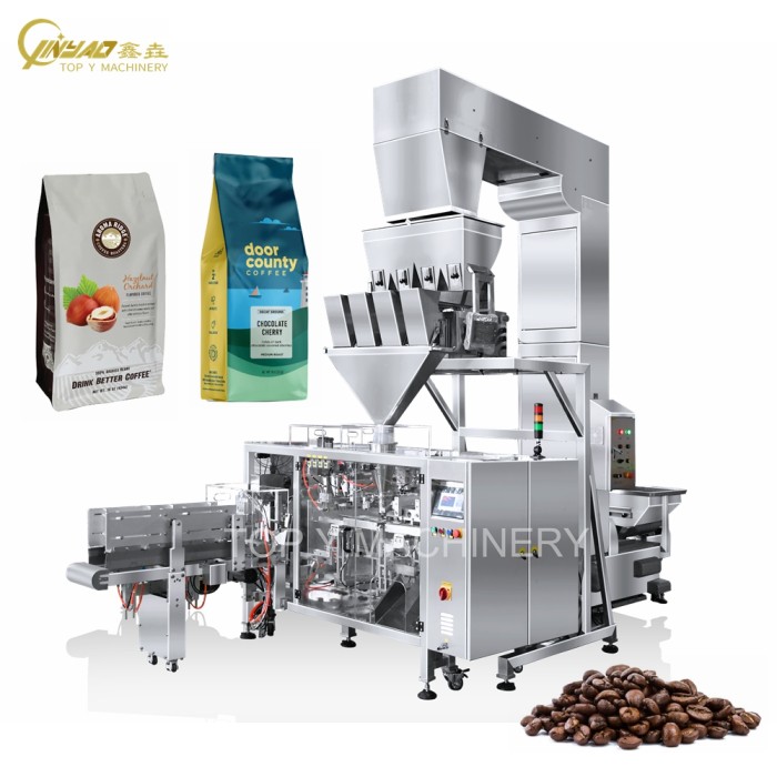 Horizontal Packing Machine Coffee Beans Packaging Machine Premade Zipper Pouch Packing Machine