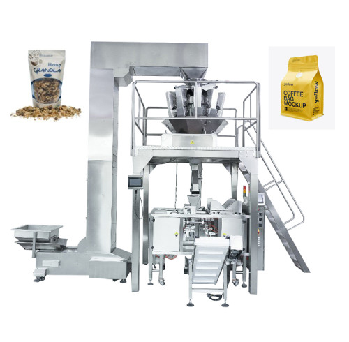 Fully Automatic Snacks Premade Bag Doypack Machine Gummy Candy Chocolate Dried Nuts Packing Machine