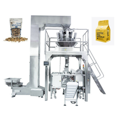 Fully Automatic Snacks Premade Bag Doypack Machine Gummy Candy Chocolate Dried Nuts Packing Machine