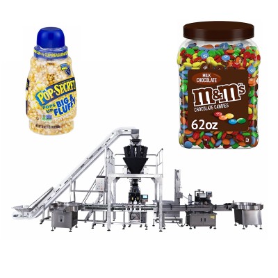 Automatic Soft Jelly Gummy Candy Packing Machine Bottle Jar Filling Machine Marshmallow Granule Filling Machine