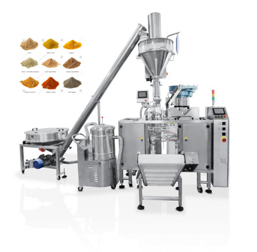 Industrial Mini Automatic Milk Powder Maize Flour Food Spice Pouch Filling Sealing Packaging Machine