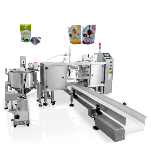 Liquid Soap Filling Salad Dressing Juice Stand up Spout Pouch Premade Bag Doypack Packaging Machine