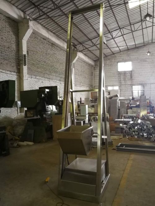 TOP Y 25L 50L Bucket Conveyor Elevator 304 Stainless Steel Small Single Bucket Elevator