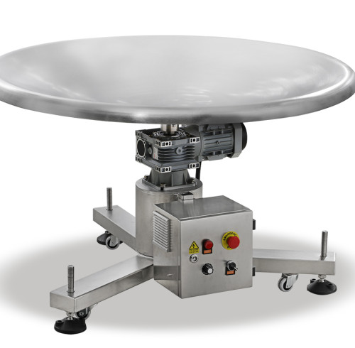 Rotary Turning Collecting Table Used to Receive the Pouch Bags Materials