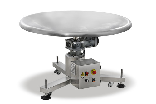 Rotary Turning Collecting Table Used to Receive the Pouch Bags Materials