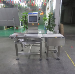 Automatic Checkweigher Calibratable Check Weigher Belt Conveying Accurate Weight Sorting Machine With Rejector