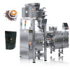 Automatic Coffee Powder Beans Side Gusset Flat Bottom Bags Packaging Machine