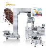 Automatic 2 Head Linear Weigher for Grains Rice Soy Beans Coffee Bean Weighing and Filling Machine