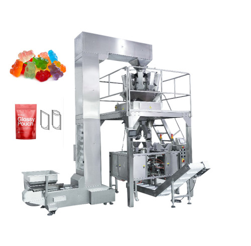 Automatic Gummy Candy Filling Pouch Weighing Machine Filling Doypack Packing Machine for Zipper Bag