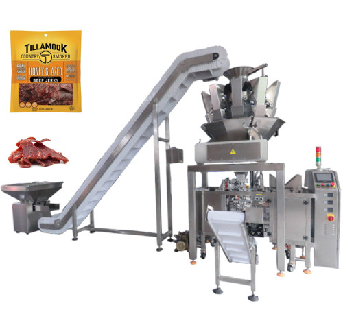 Dried Meat Beef Jerky Snack Automatic Packaging Stand up Premade Pouch Packing Machine